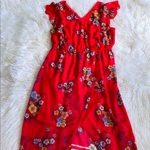 Floral Spring Dress 1X